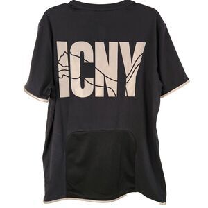 Puma Select x ICNY Logo Tee Reflective Black 2015 Collab Mens Size L NWT Limited